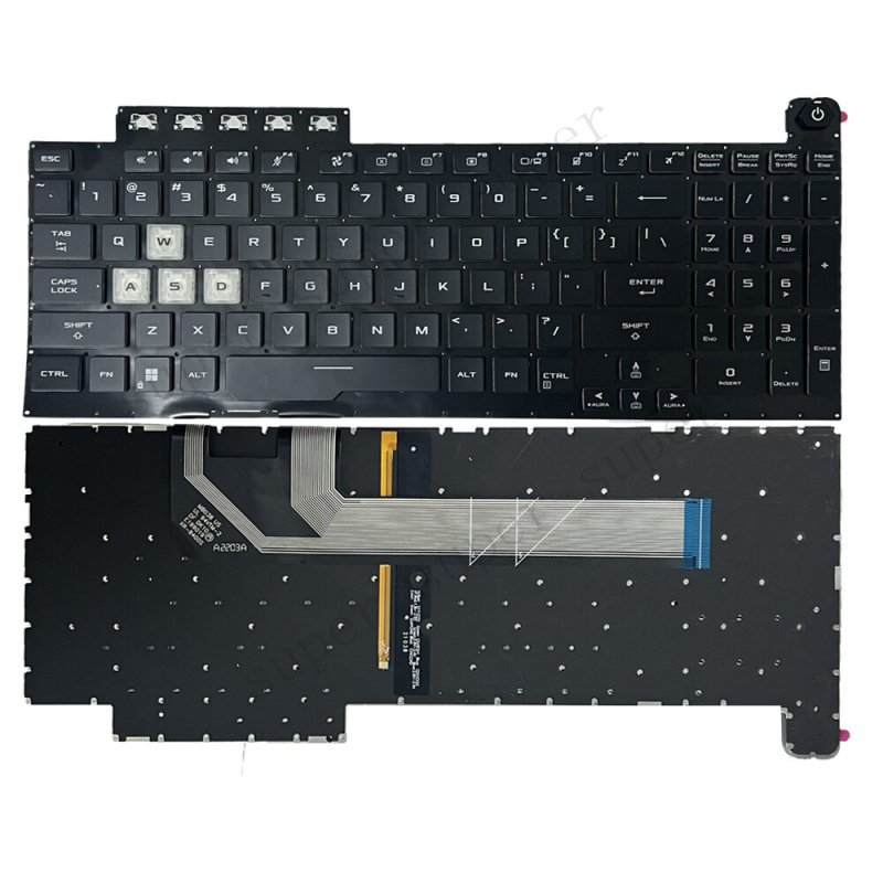 Keyboard Gaming Black - ASUS TUF Gaming F15 FX506 FA506