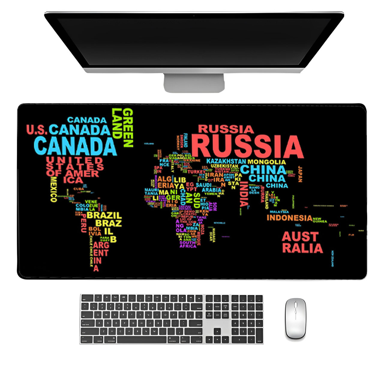 Gaming Keyboard Name - İngilizce Ülke İsimleri Hızlı Kullanım Tablosu