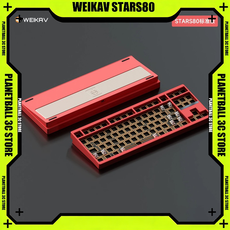 Gaming Keyboard Tkl - WEIKAV STARS80 TKL Mekanik Klavye CNC