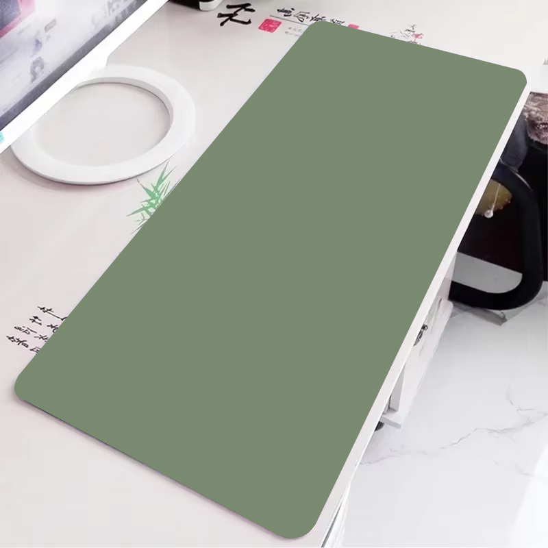 Gaming Keyboard Easy To Clean - Katı yeşil oyun mousepad büyük basit