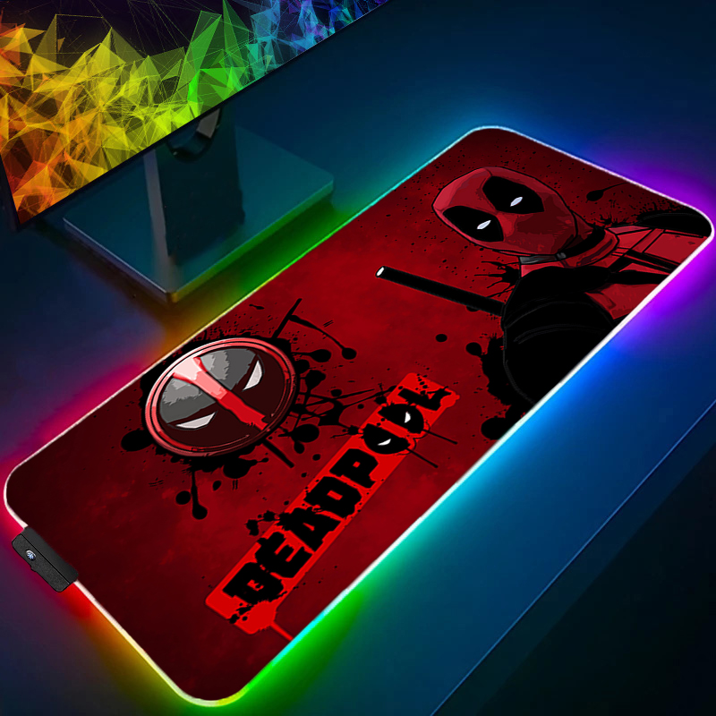 Gaming Keyboard Easy To Clean - LED Mouse Pad Oyun Arka Işık