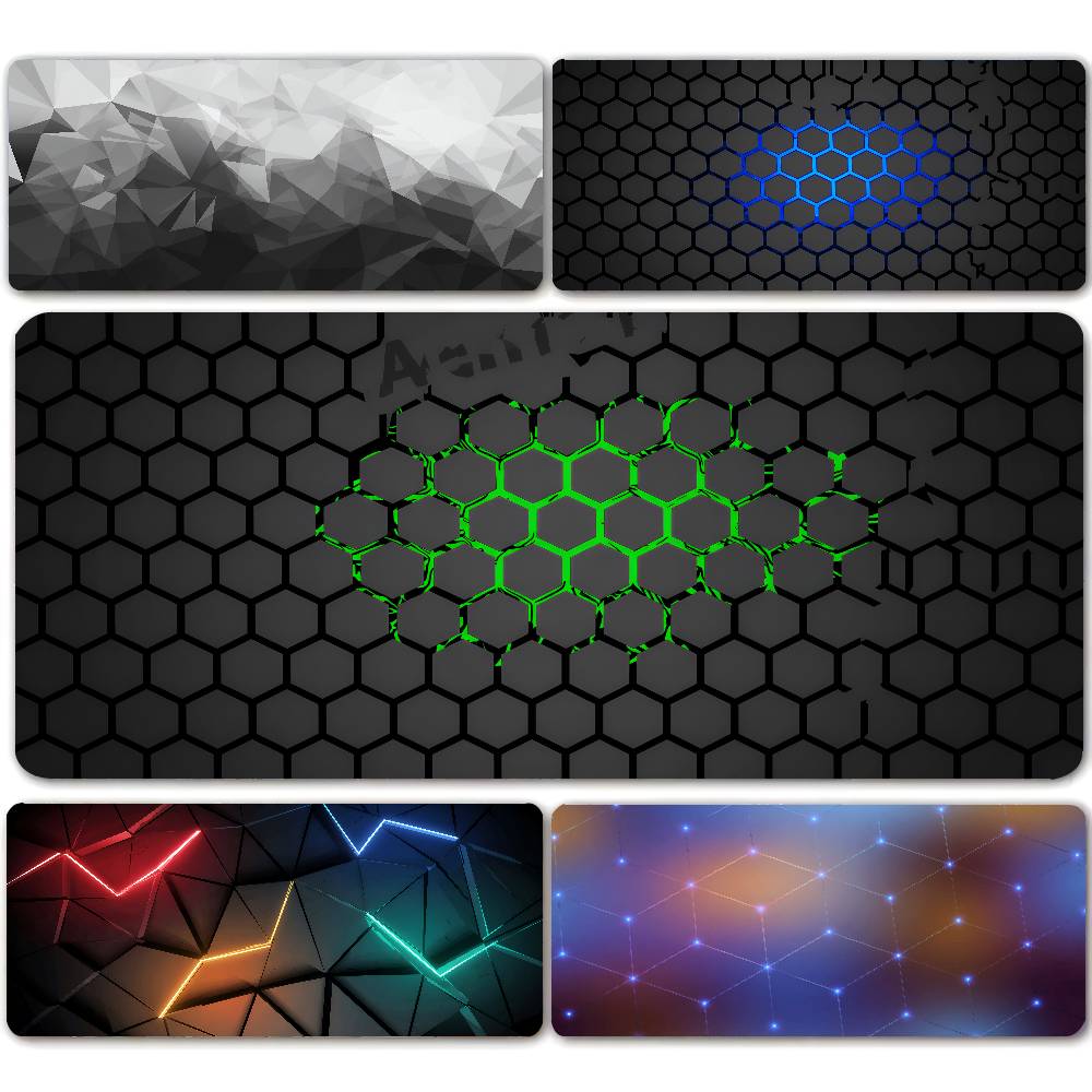 Gaming Keyboard Higround - Geometrik Büyük Mouse Pad 100x50cm Büyük