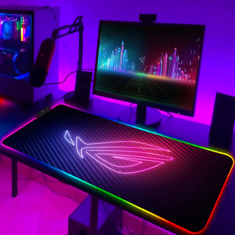 Gaming Keyboard No Rgb - RGB Mousepad Serin ROG Mouse Pad