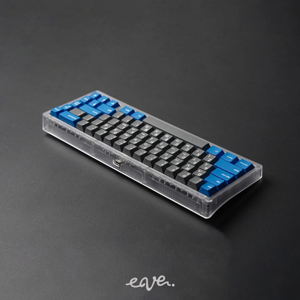 Keyboard Gaming Transparent - Swagkeys EAVE65 Mekanik Klavye Seti CONTA