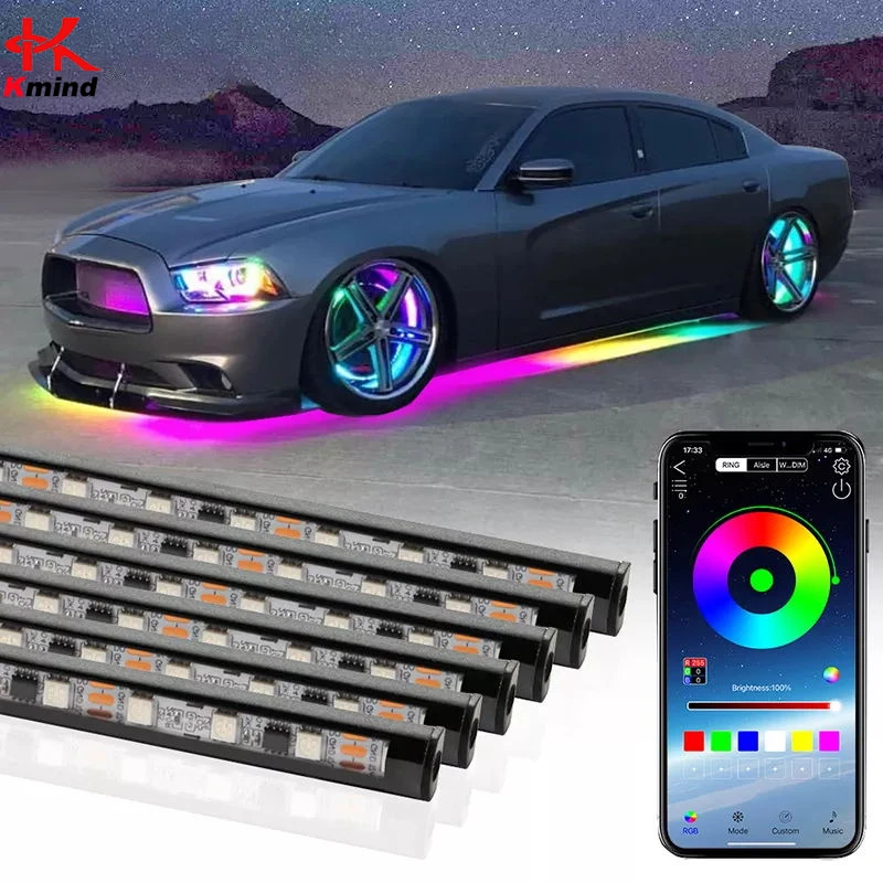 Rgb Underglow Strip - Araba Underglow Neon LED Işıkları Şasi