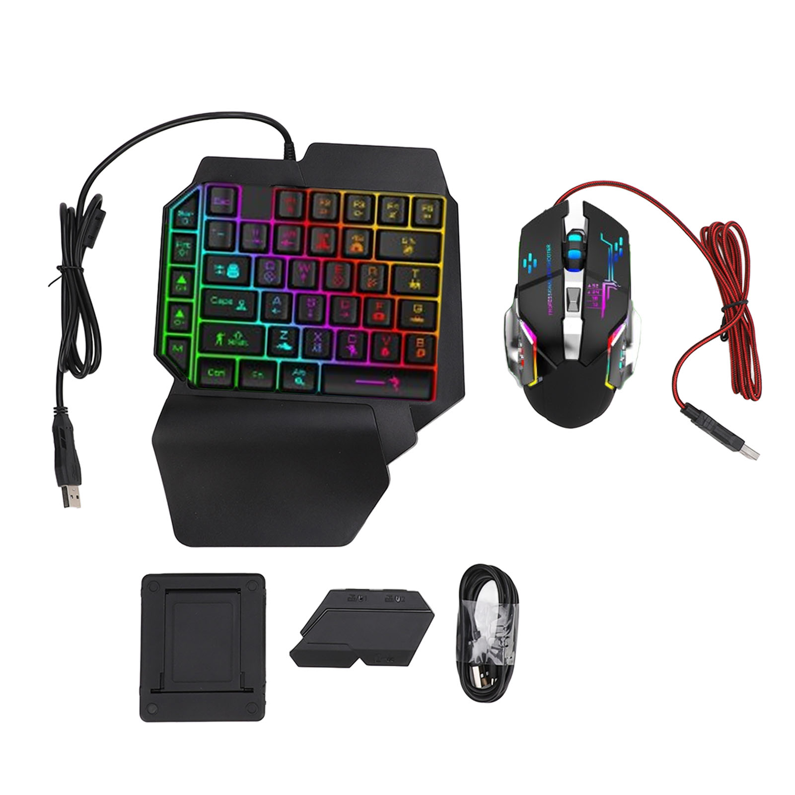 Gaming Keyboard Hand - Klavye Fare Dönüştürücü Seti Duyarlı Tek