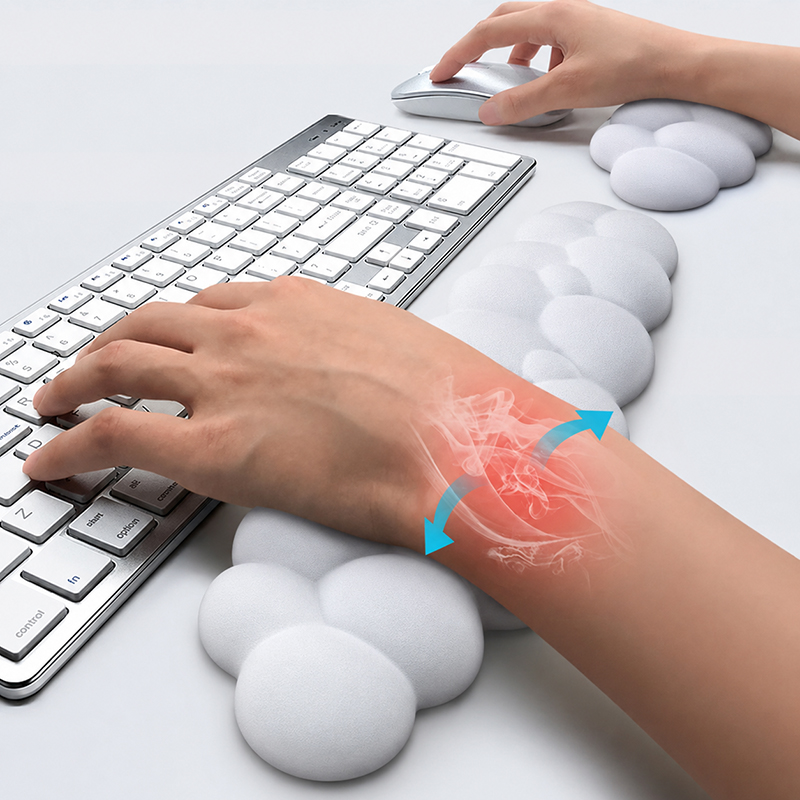 Gaming Keyboard Hand - Bilek Desteği ile Mouse Pad Klavye