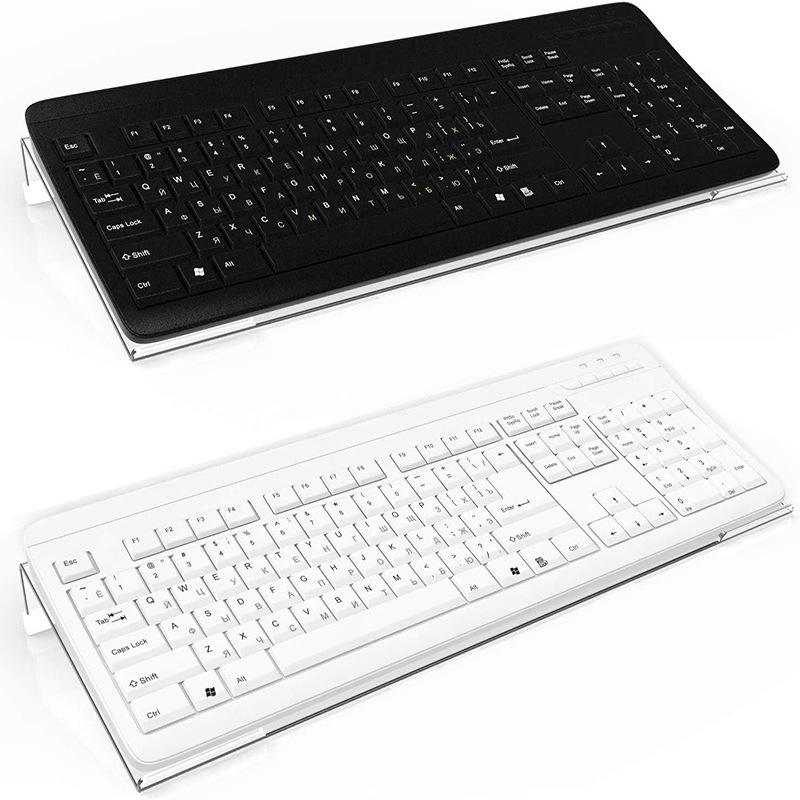 Gaming Keyboard Ergonomics - Şeffaf Akrilik Ergonomik Klavye Yükseltici Standı