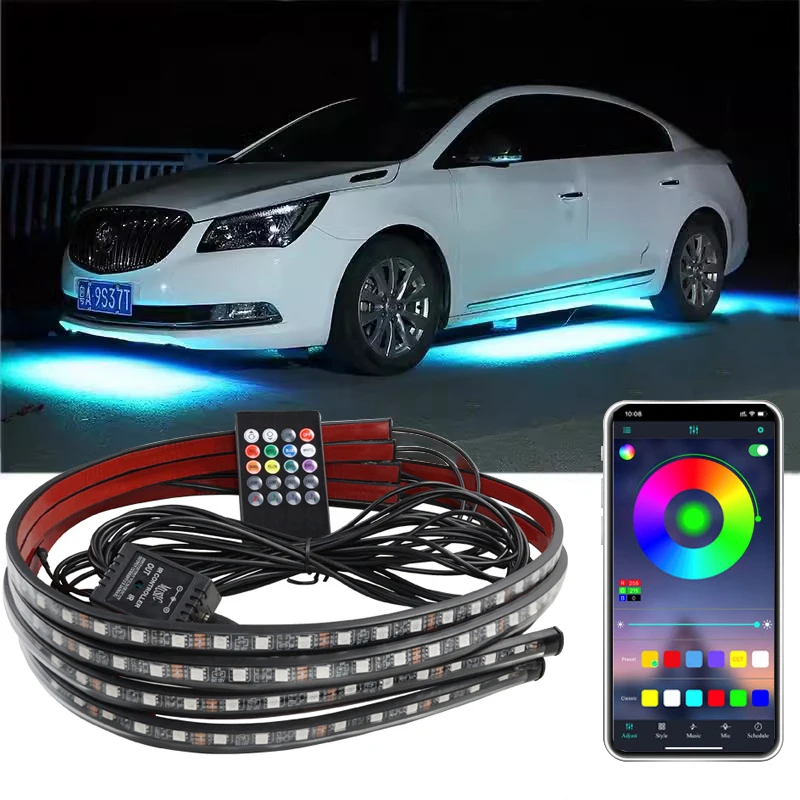 Rgb Underglow Strip - RGB Esnek LED Işık çubuğu Araba