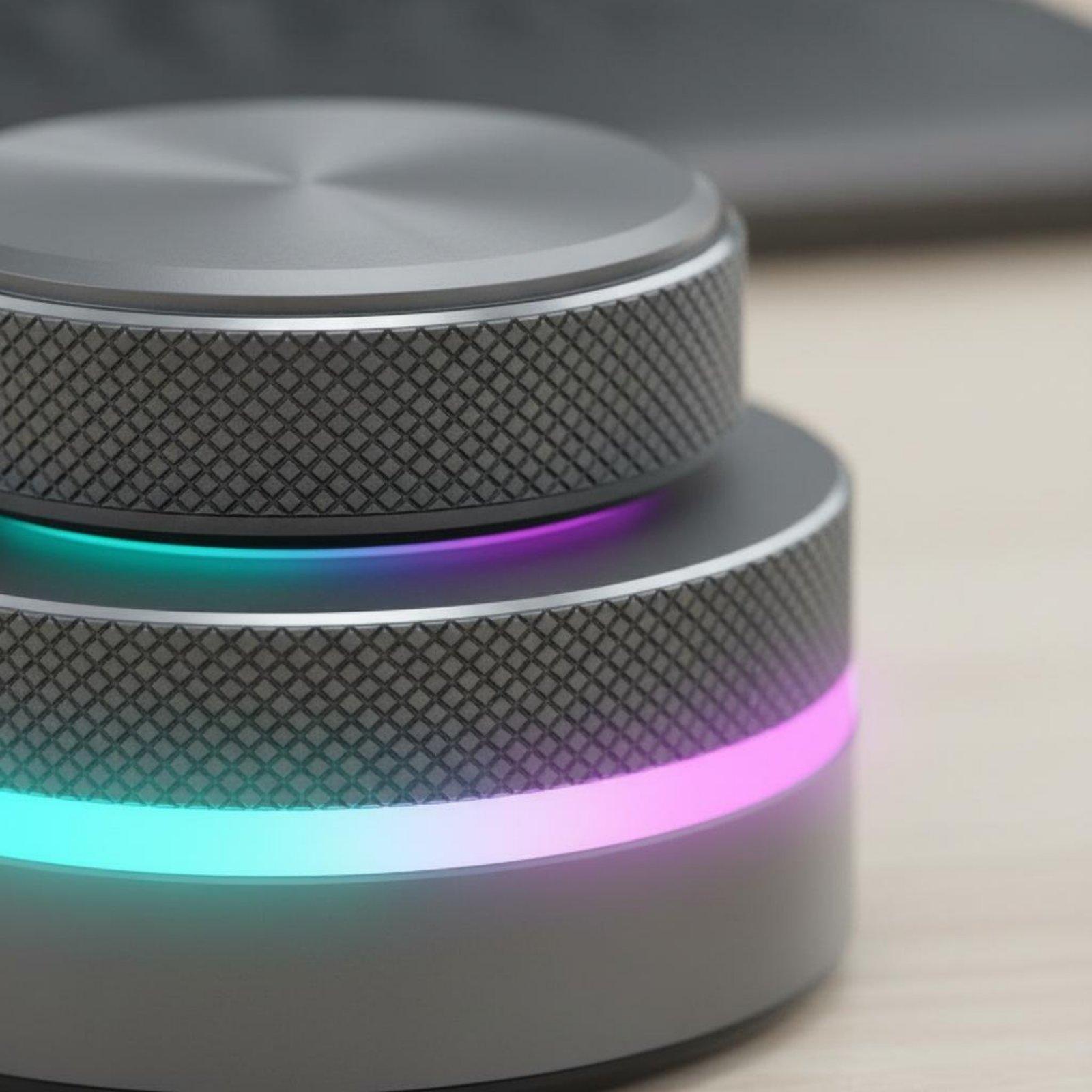 Gaming Keyboard No Rgb - Alüminyum Bluetooth Ses Düğmesi RGB Döner