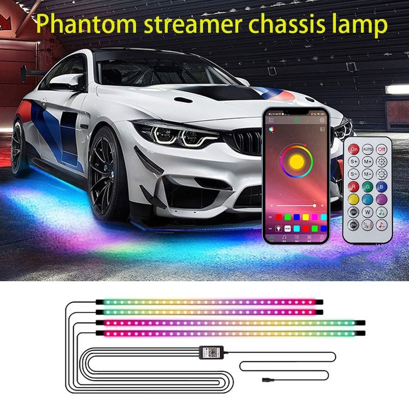 Rgb Underglow Strip - 4'ü 1 arada Araba Esnek Alt