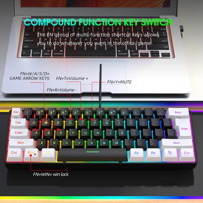 Klavye ve Fare %60 Bilgisayar  - Gaming Keyboard Ergonomics incelemesi ve fiyatı