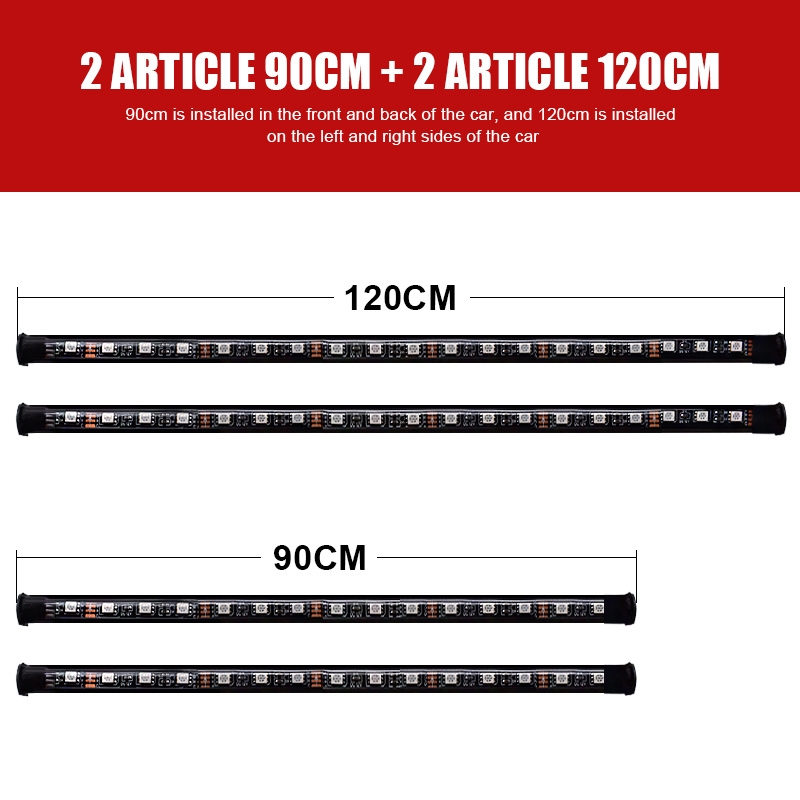 Araba Altında LED Işıklar Unde - Rgb Underglow Strip incelemesi ve fiyatı