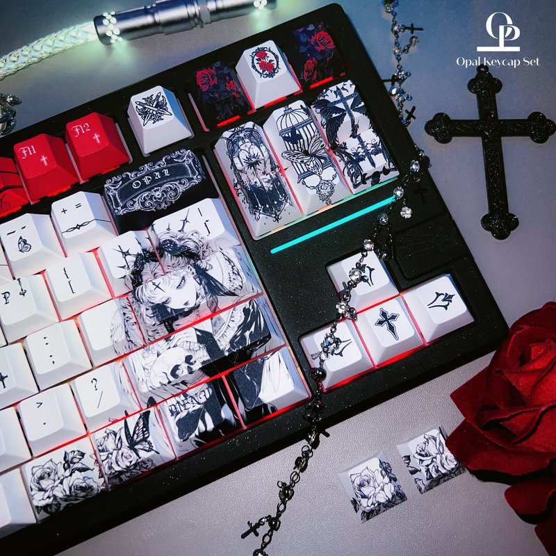 Siyah Beyaz Tema Klavye Tuşlar - Keyboard Gaming Black incelemesi ve fiyatı