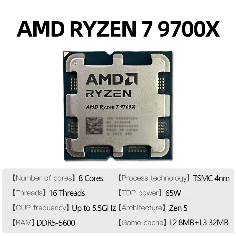 AMD Ryzen 7 9700X İşlemci 3.8G - Amd Cpu Ryzen 7 incelemesi ve fiyatı