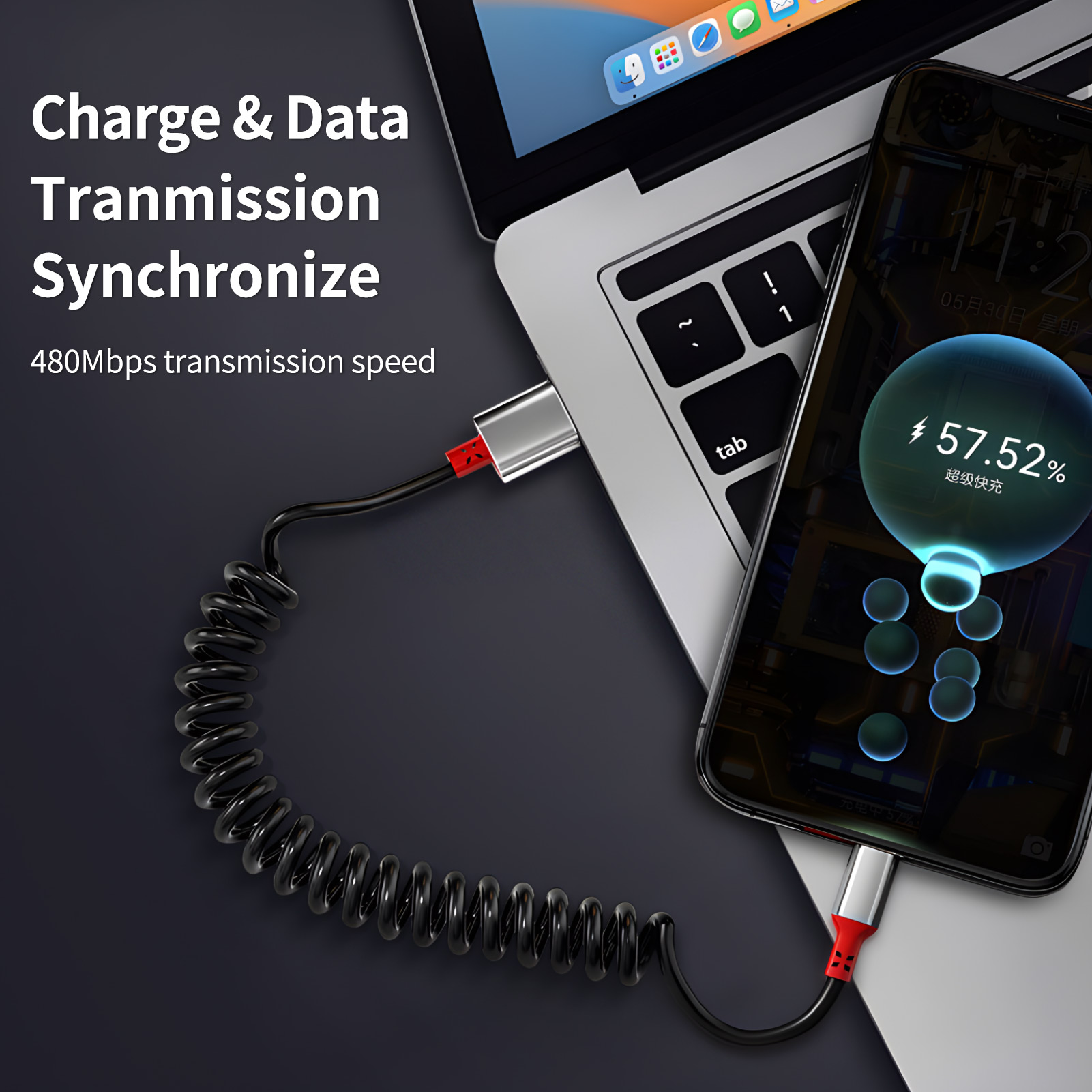 Carplay için 90 Derece USB A'd - Coiled Usb Cable incelemesi ve fiyatı