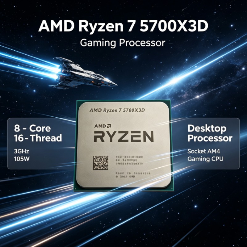 Ryzen 7 5700X3D AMD Soket AM4  - Amd Cpu Ryzen 7 incelemesi ve fiyatı