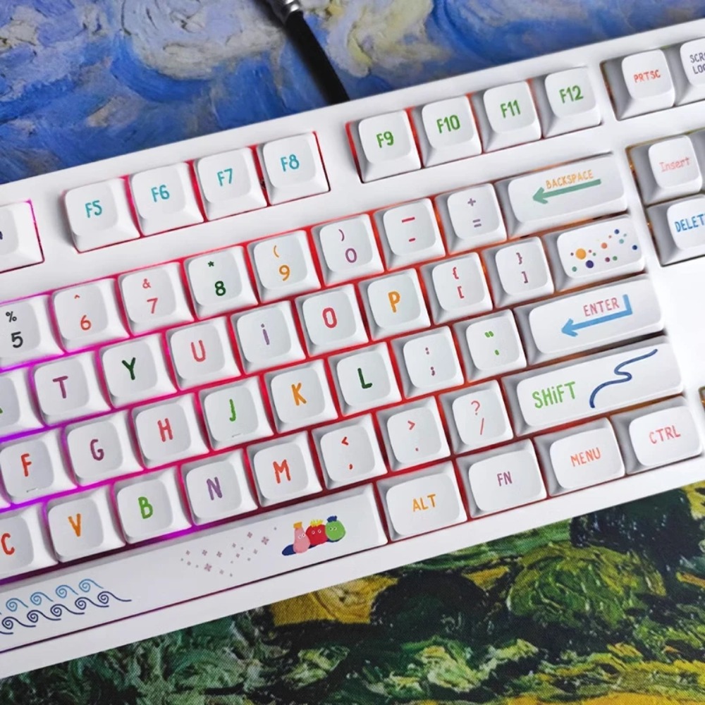 Canlı Yaz Sanatı Klavye Tuşlar - Gaming Keyboard Tkl incelemesi ve fiyatı