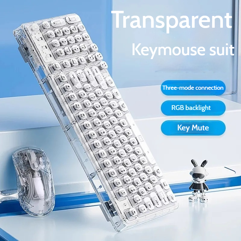 Leilin Z99 Buz Şeffaf Kablosuz - Keyboard Gaming Transparent incelemesi ve fiyatı