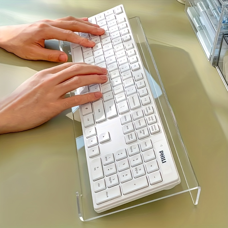 Akrilik klavye standı, şeffaf  - Gaming Keyboard Ergonomics incelemesi ve fiyatı