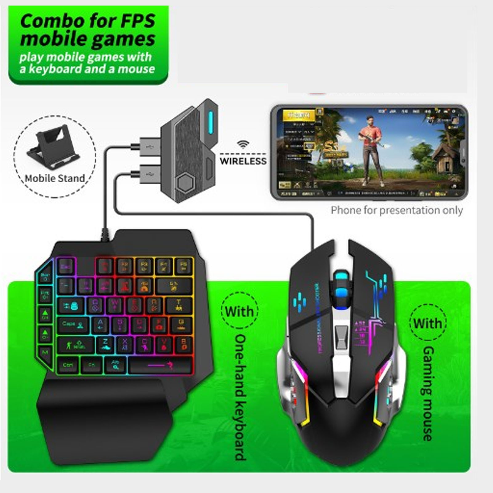 Klavye Fare Dönüştürücü Seti D - Gaming Keyboard Hand incelemesi ve fiyatı
