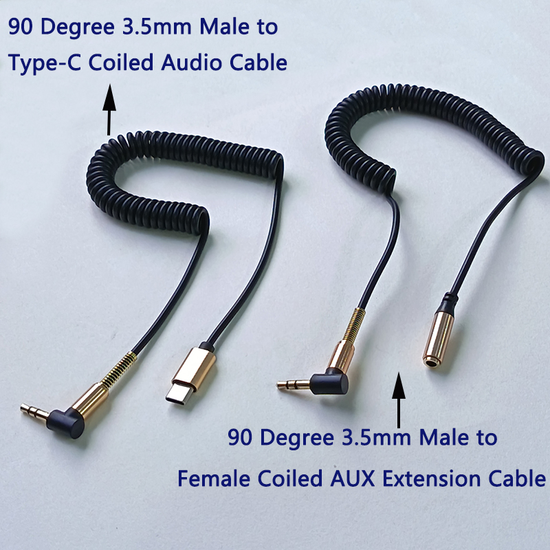 1 Adet 90 Derece 3.5mm 1.5M Sa - Coiled Usb Cable incelemesi ve fiyatı