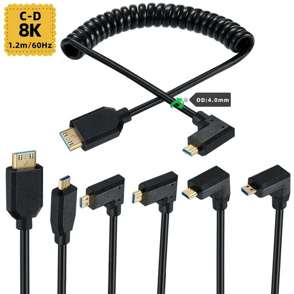 2.1 Sürüm 8K@60Hz 4K@120Hz Mik - Coiled Usb Cable incelemesi ve fiyatı
