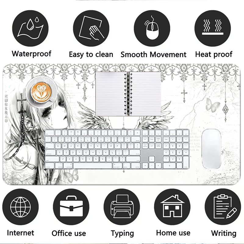 Deri Mousepad Siyah Beyaz Anim - Gaming Keyboard Tactile incelemesi ve fiyatı