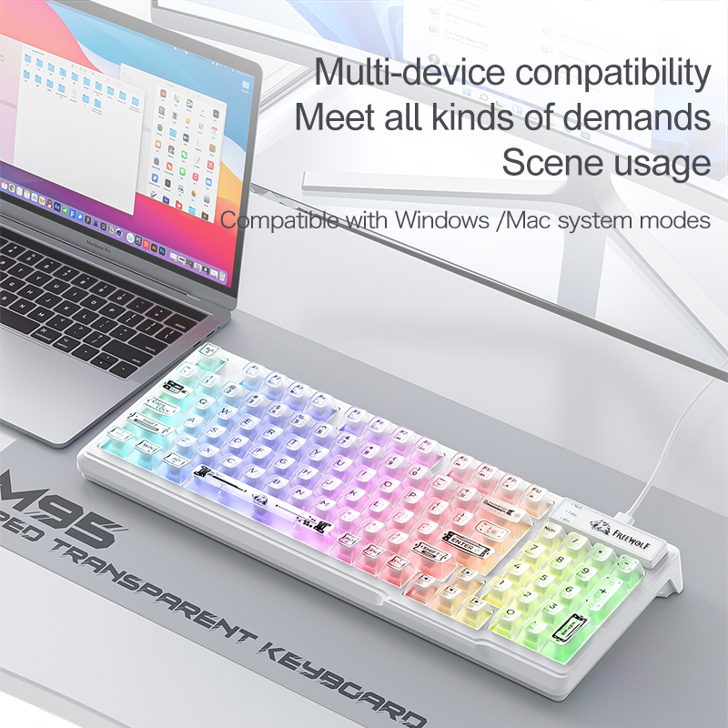 Kablolu RGB Şeffaf Klavye FREE - Keyboard Gaming Transparent incelemesi ve fiyatı