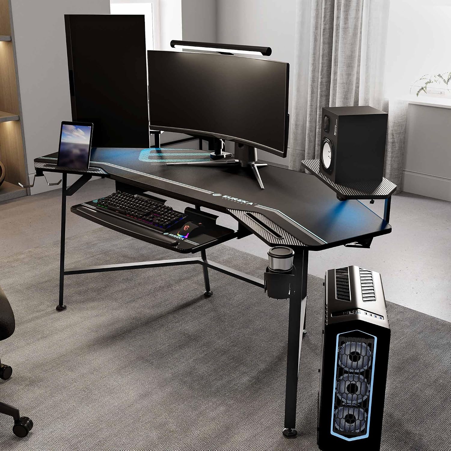 Oyun Masası Kanat Şeklinde Kla - Keyboard Gaming Black incelemesi ve fiyatı