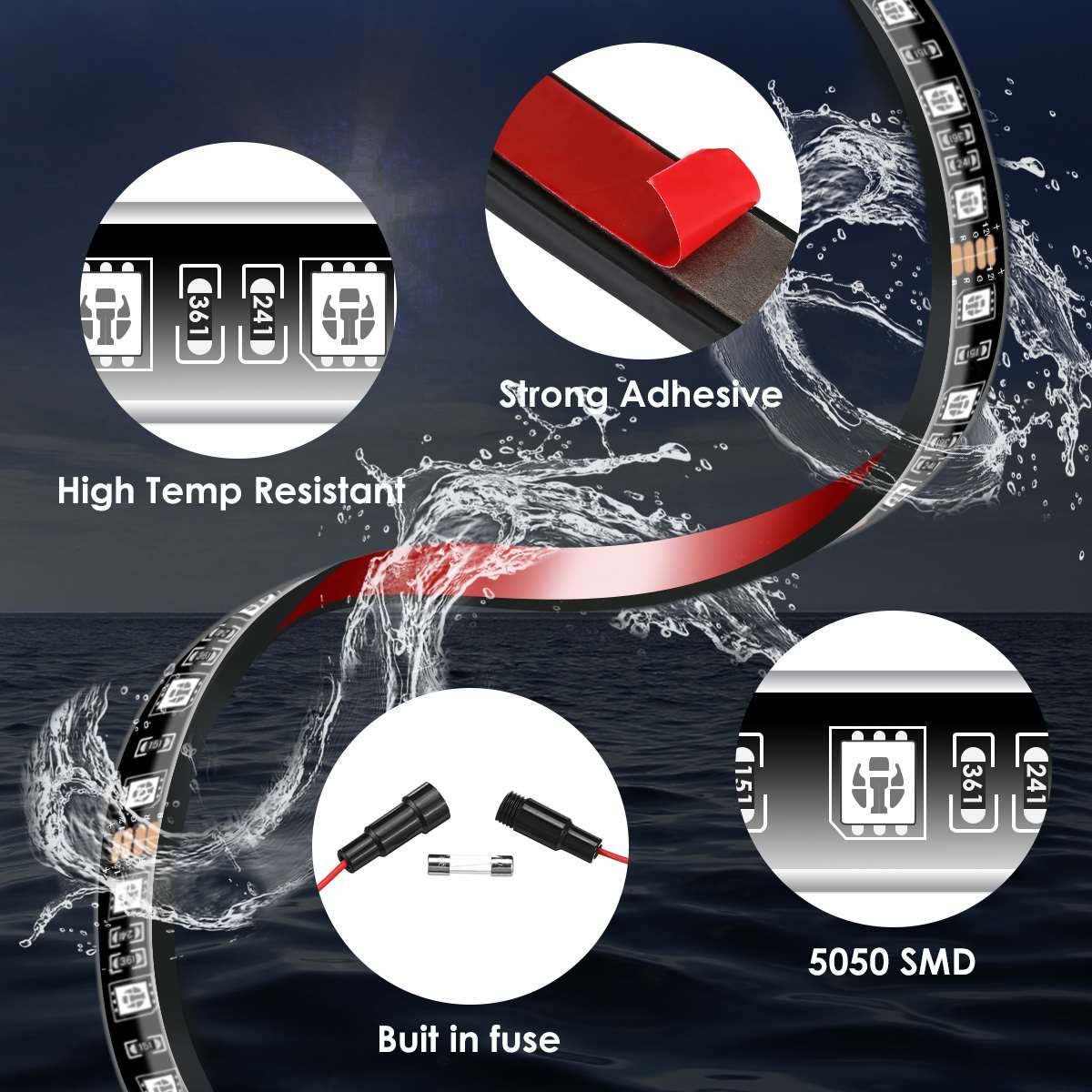 Kablosuz LED Araba Esnek Under - Rgb Underglow Strip incelemesi ve fiyatı