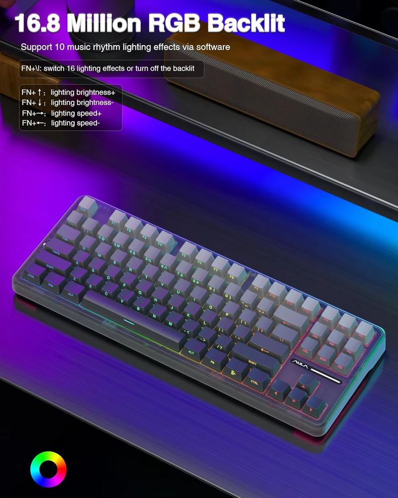 Aula F87 Kablosuz Mekanik Klav - Gaming Keyboard Tkl incelemesi ve fiyatı