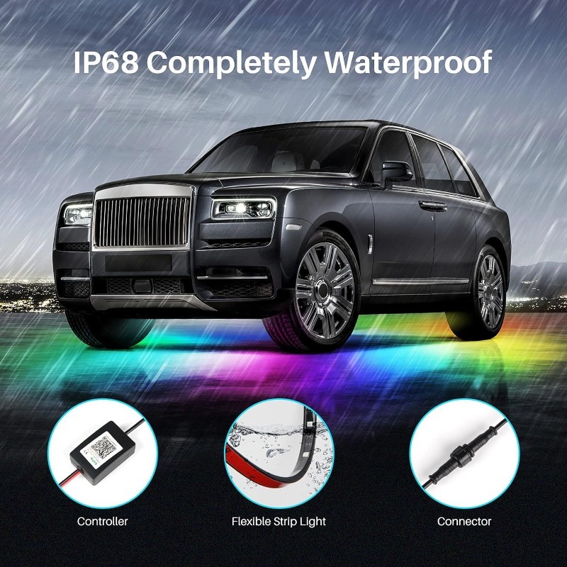 4'ü 1 arada Araba Esnek Alt Gö - Rgb Underglow Strip incelemesi ve fiyatı
