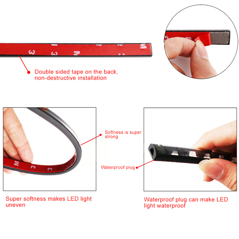 Niscarda 4 adet 12V IP65 App k - Rgb Underglow Strip incelemesi ve fiyatı