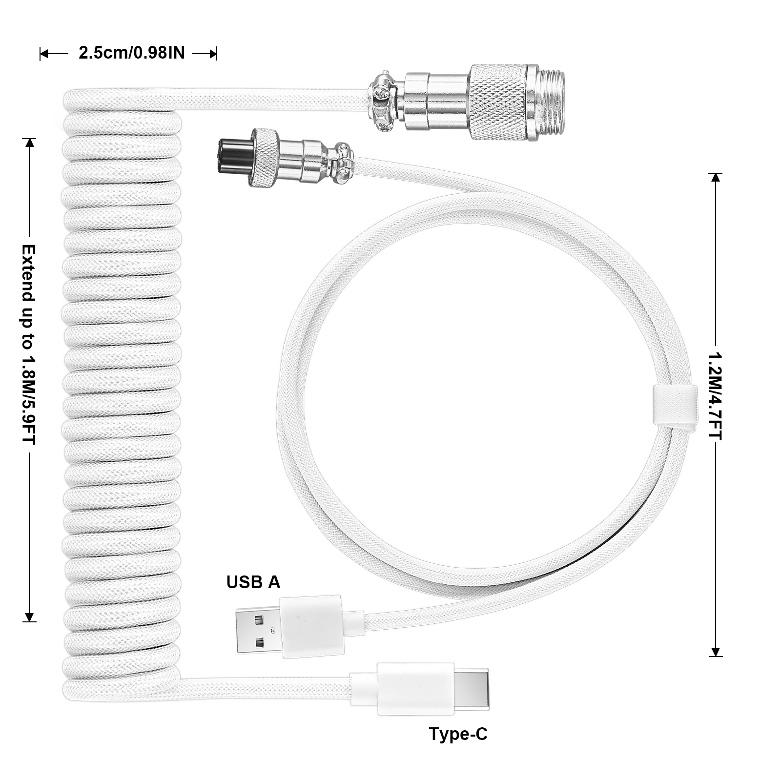 C Tipi Mekanik Klavye Sarmal K - Coiled Usb Cable incelemesi ve fiyatı