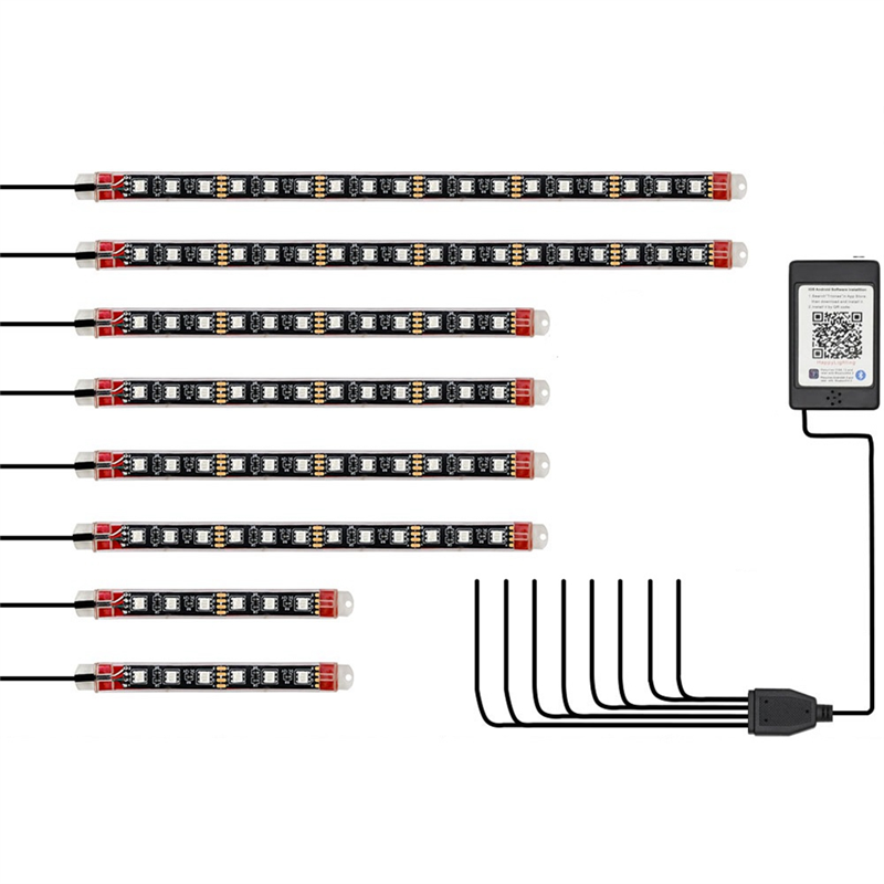 8 adet motosiklet Underglow LE - Rgb Underglow Strip incelemesi ve fiyatı